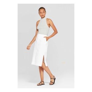NWT Prologue • Midi Slit Skirt